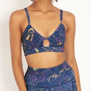 BLACKMILK Planisphere Purple Twist Crop size XS